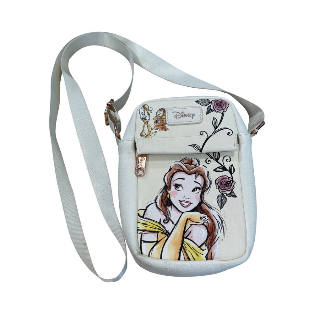 Disney PrincessBelle Buckle Down Handbag Used But Very Good Condition Read Cute